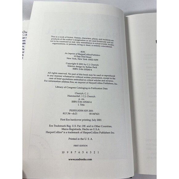 Hammerfall by C. J. Cherryh 2001 First Edition Hardback - Picture 8 of 8